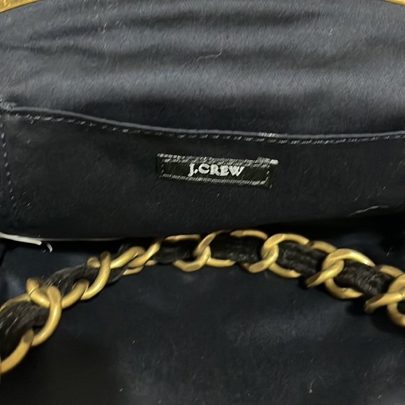 J. Crew Black Velvet Handbag - Picture 3 of 3